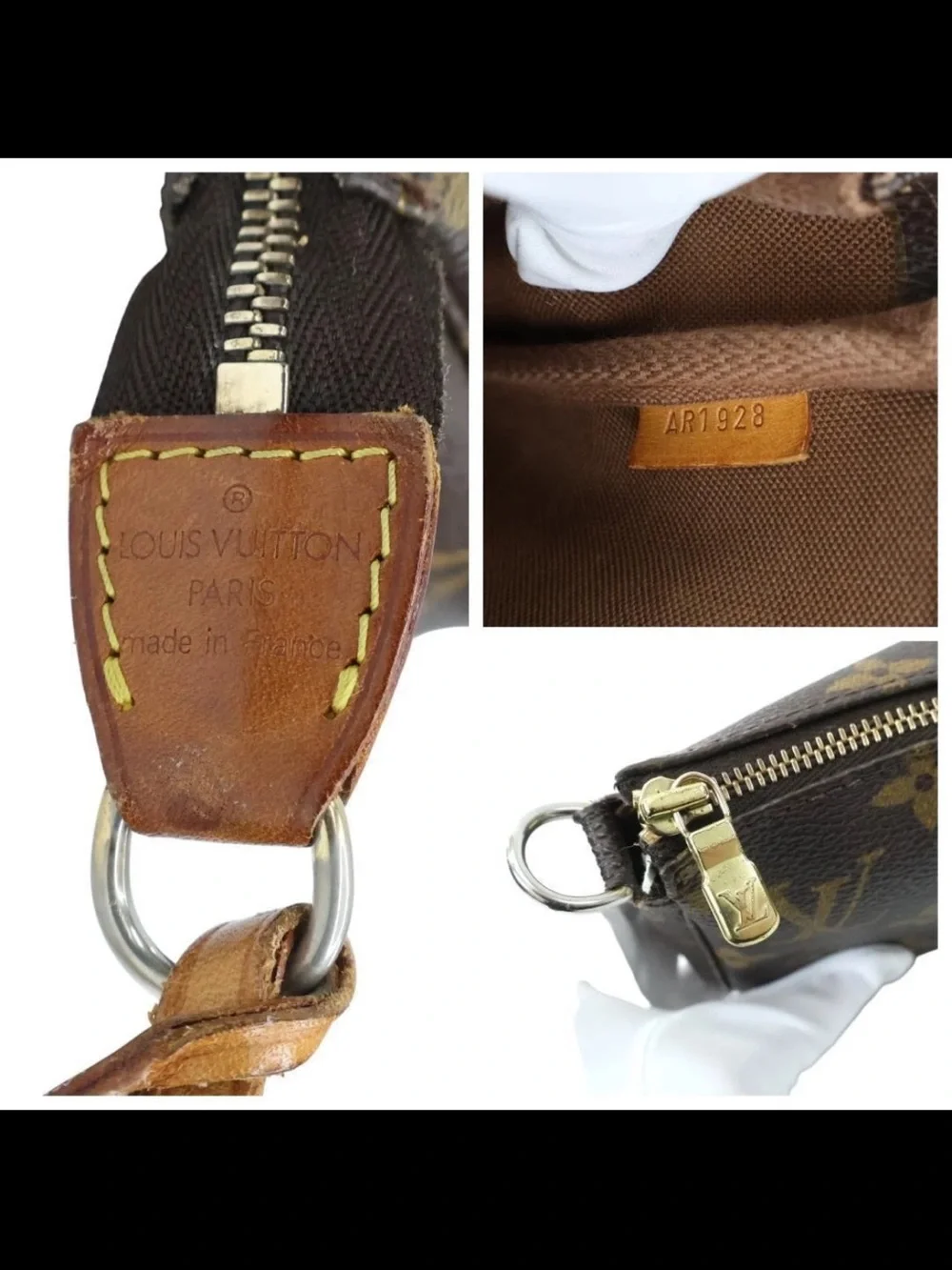 Louis Vuitton Brown Monogram Canvas Shoulder Bag